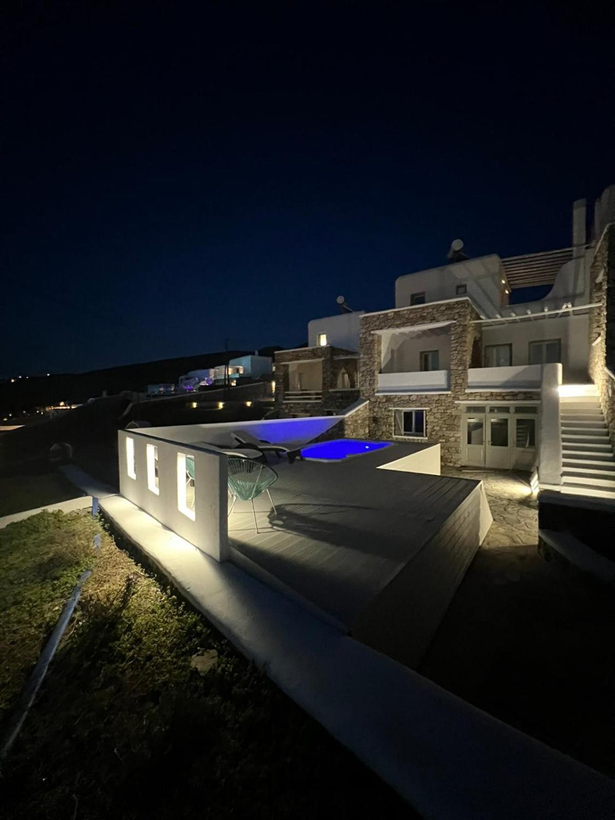 Sunset Villas In Mykonos By White Hills Mykonos Town Exterior foto