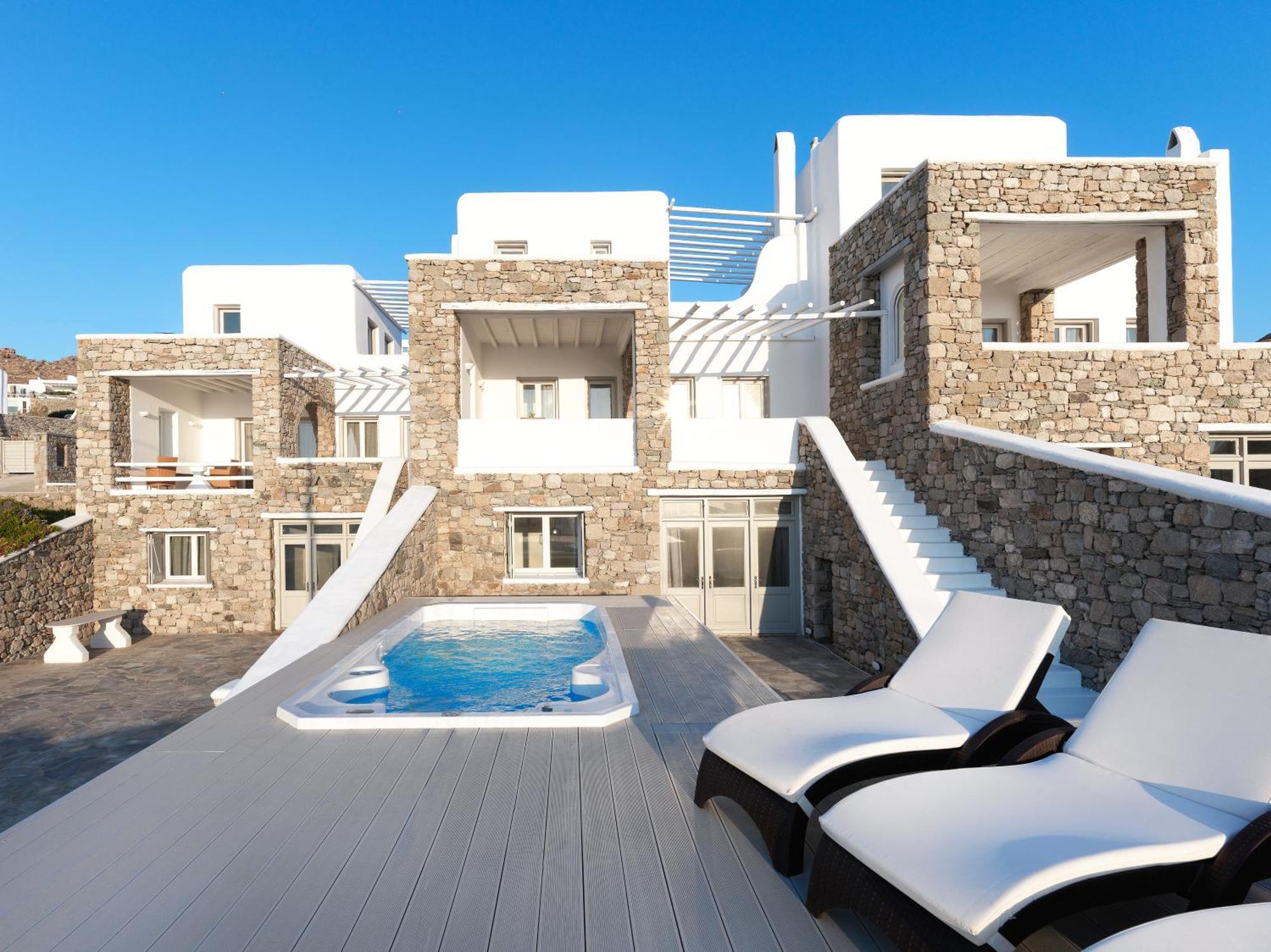 Sunset Villas In Mykonos By White Hills Mykonos Town Exterior foto